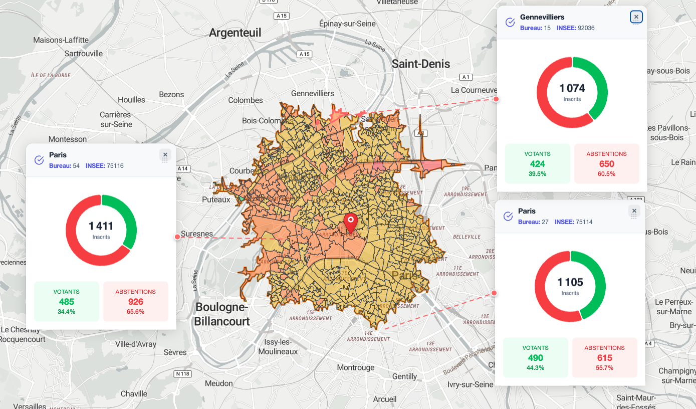 Analyse électorale par zone isochrone : comprendre le comportement des électeurs dans votre zone d'influence